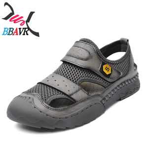 Sandalias Casuales para Hombre, Cosidas a Mano, para Exteriores, Venta Directa de Fábrica - Product Image 1