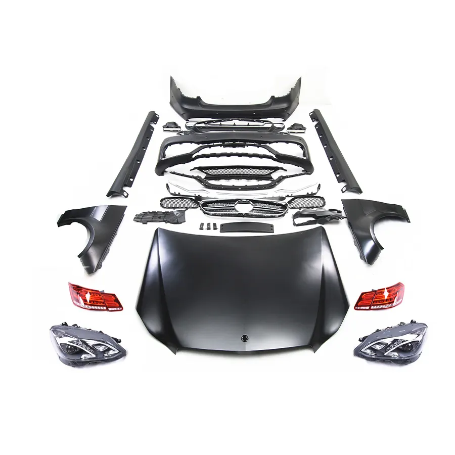 Paraurti per auto W212 per E200 E300 E250 E63 Upgrade Body kit conversione lifting classe E vecchio al nuovo faro