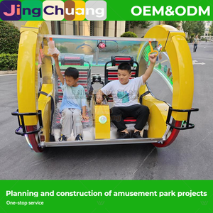 Nouvelle Voiture <span class=keywords><strong>de</strong></span> Luxe pour Enfants, Modèle Carré, à Double Roulement, pour Couples, pour Sites Touristiques et Fermes - Product Image 4