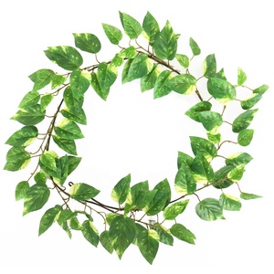 <span class=keywords><strong>Guirlande</strong></span> de plantes artificielles de 180 cm de long avec 86 feuilles pour la décoration intérieure des restaurants (vente en gros) - Product Image 5
