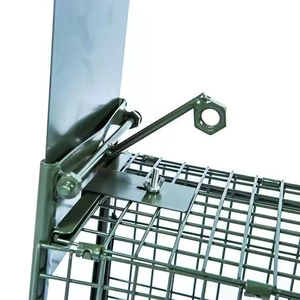 Lớn hình chữ nhật gấp động vật bẫy Lồng thép không gỉ ngoài trời trực tiếp phát hành mèo Cua Tôm hùm bẫy nhân Đạo kiểm soát dịch hại - Product Image 6