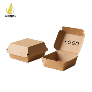 Cajas de Embalaje para <span class=keywords><strong>Hamburguesas</strong></span> de Papel Kraft Marrón, Ecológicas, Resistentes al Aceite, Personalizables con Marca, 6.5x6.5x3.2 Pulgadas, para <span class=keywords><strong>Hamburguesas</strong></span> <span class=keywords><strong>Gourmet</strong></span> - Product Image 2