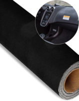 Offre Spéciale Premium 100% Polyester Ultra doux Microsuede auto-adhésif daim tissu pour voiture canapé rideau décor avancé tricot Tech