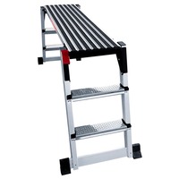Échelles télescopiques pliables modernes en aluminium, banc de travail, équipement de lavage de voiture, plateforme de travail mobile, tabourets d'échelle, marches, échelles d'équilibre