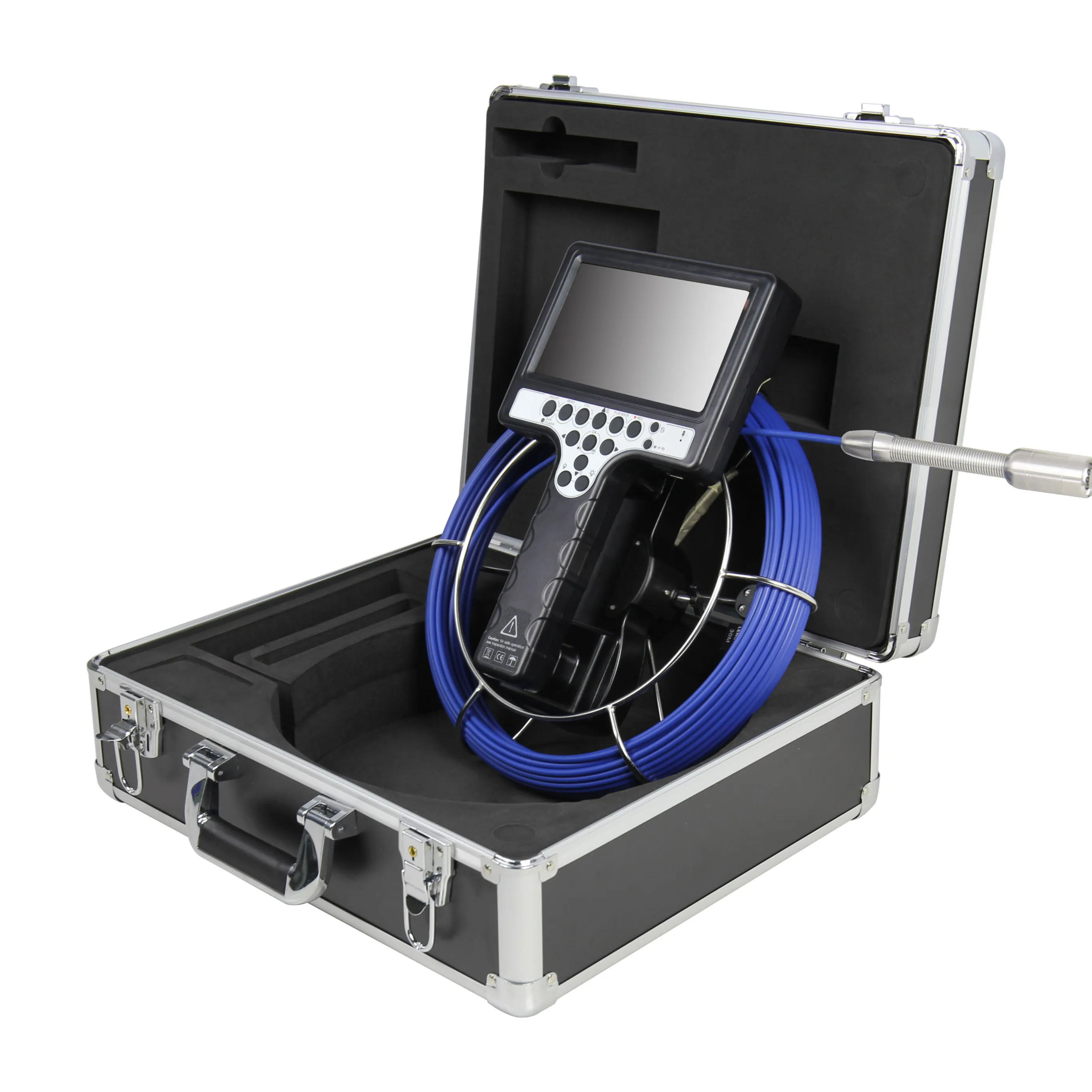 9" pipe drain and sewer video inspection camera with locator