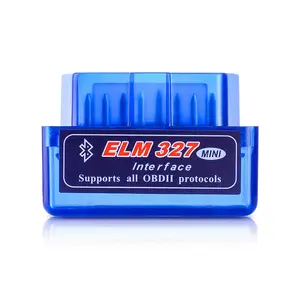 FCC CE Rohs Low Price Blue Color Car Diagnostic Tool Wireless Mini Elm327 V2.1 2.0 Android Scanner Automotive Obd2