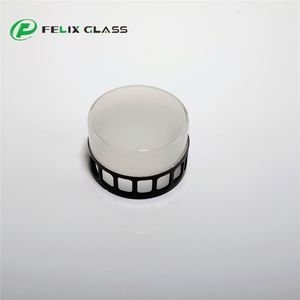 Abat-jour cylindrique en verre borosilicate 3.3 OEM FELIX GLASS, fabriqué à la main, écologique, industriel, givré, peint, échantillon gratuit - Product Image 5