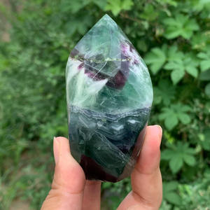 Fluorita Natural en Forma de Llama al por Mayor |   Espécimen Mineral Sólido, Ideal para Decoración del Hogar/Oficina, Regalo Único para Fiestas - Product Image 6