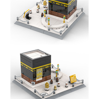 Wange 4226 - Juego de Bloques de Construcción del Modelo Popular de la Mezquita Kaaba de La Meca, Juguetes de Plástico Nuevos, Ladrillos de Arquitectura de la Mezquita, Famosos Bloques de Construcción del Kaaba