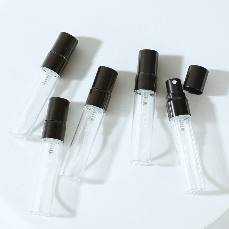 Clear bottle with black pump