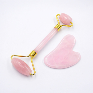 Rose Quartz facial massager beauty equipment shenzhen massage stones for sale - Product Image 3