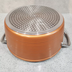 <strong>Copper</strong> Ceramic Coating Cookware <strong>Set</strong> with SS Handle Wok Pan and Fry Pan with Lid Nonstick <strong>Copper</strong> <strong>Saucepan</strong> <strong>Sets</strong> - Product Image 6