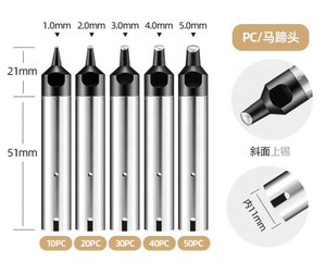 Puntas de Soldadura de Cobre <span class=keywords><strong>IBK</strong></span> Serie 911G para Estaciones de Soldadura sin Plomo, 5 Piezas/Paquete, Venta al por Mayor - Product Image 3