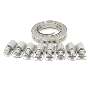 ZM ห่วง<span class=keywords><strong>เหล็ก</strong></span>สแตนเลสแบบห่วงรัด<span class=keywords><strong>ท่อ</strong></span>ขนาดใหญ่แบบอเมริกัน304/สายรัดข้อมือมีรู - Product Image 3
