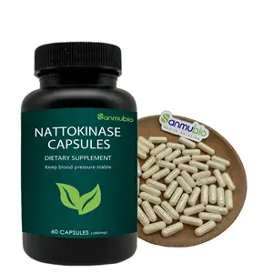 Capsules CAS.133876-92-3 de Nattokinase de catégorie comestible d'OEM/ODM de soutien