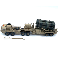 Système de défense anti-missile américain Patriot 1/72, véhicule de lancement sol-air, couleur désert + tricolore OTAN, modèle de produit fini
