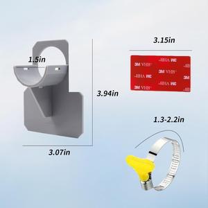 حاملات أنابيب حمام السباحة ، حامل خرطوم حمام السباحة ، أقواس دعم مع شريط المشابك الفولاذ المقاوم للصدأ وروابط الكابلات - Product Image 3