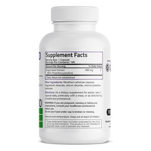 Capsules de pépins de raisin à prix compétitif pour ramollir les vaisseaux sanguins Capsules d'extrait de pépins de raisin pur Supplément - Product Image 4