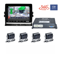 Hd 1080P 360 Degrés Bird's Eye-View Caméra Dvr Système Bird View Panoramique All Round View System
