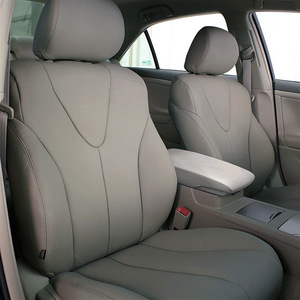 Reposabrazos para Consola Central para Toyota Camry 2007-2011 Versión Estadounidense, Cuero de Microfibra Genuino, Gris Beige, Solución de Almacenamiento - Product Image 1
