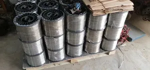 Custom Hot Dipped Galvanized Steel Wire In Coils Automatic Binding Machine Use Tie Wire Spool