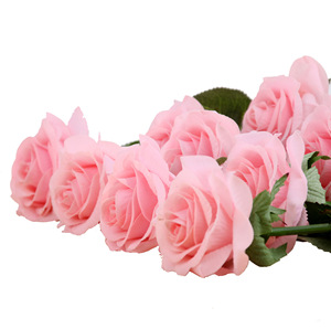 Roses en soie tactiles réalistes faites à la main <span class=keywords><strong>Ted</strong></span> Baker Pétales de fleurs passion Décoration de mariage Fleurs artificielles Utilisation murale - Product Image 4