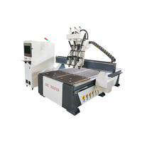 Machine de menuiserie multi-têtes/à trois processus 1325-3 Bon prix Cnc /1325 Machine de gravure sur bois à trois processus Cnc Router