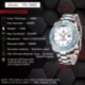 Nouvelle montre automatique mécanique pour homme PAGANI DESIGN 1662 Top Sapphire GMT en acier inoxydable, étanche - Product Image 4