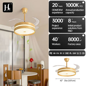 Ventilador de Techo Romántico y Sencillo con Luz LED, Ventilador de Techo Multifunción con Luz y Altavoz - Product Image 5