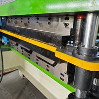 Máquina de Fabricación de Láminas de Techo de Zinc Trapezoidal Corrugado de Doble Capa Putai, Máquina de Conformado en Frío para Techos de Tejas