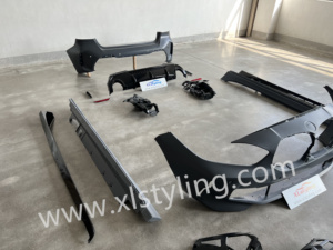 Kit Carrozzeria XLstyling per Conversione Auto, Paraurti Anteriore e Posteriore, Pannelli Laterali per <span class=keywords><strong>BMW</strong></span> <span class=keywords><strong>Serie</strong></span> <span class=keywords><strong>1</strong></span> <span class=keywords><strong>F40</strong></span> 135i 2020+, Materiale PP - Product Image 5