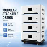 Batterie solaire empilable 15 kWh 20 kWh 51,2 V 200 Ah avec modules Plug and Play pour une installation facile, alimentation de secours pour toute la maison