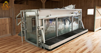 Tapis roulant aquatique pour chevaux EUR PET en acier inoxydable réutilisable moderne pour l'entraînement et la rééducation des chevaux