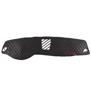 Tapis de tableau de bord en similicuir imperméable, <span class=keywords><strong>protection</strong></span> anti-rayures pour <span class=keywords><strong>voiture</strong></span> - Product Image 4