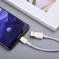 Câble USB original 66W Type C Supercharge 1/1.5/2M 6A pour Huawei Nova 8 SE Honor 50/40 P40 Pro Imprimante Ordinateur IOS Écouteurs