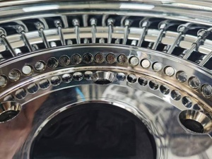 Jantes en alliage forgées de style Daytona pour voitures de tourisme, compatibles avec Benz AMG <span class=keywords><strong>Mansory</strong></span> GLS63 G63, <span class=keywords><strong>Audi</strong></span> <span class=keywords><strong>R8</strong></span> RS7, BMW X6M - Product Image 2