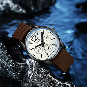 Reloj Deportivo de Cuarzo de Silicona de Alta Gama para Hombre, con Tres Esferas, Resistente al Agua, Oferta Especial para las Fiestas - Product Image 4