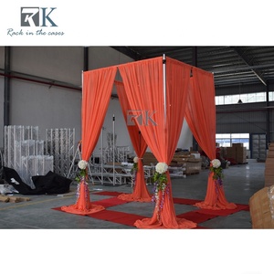 Kit de tubes carrés télescopiques avec barres transversales et montants pour décorations événementielles - Product Image 4