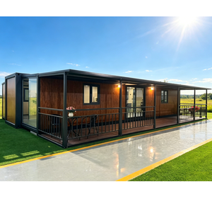 Maisons conteneurs extensibles à faible coût, kits de villas, maisons préfabriquées en bois, 4 chambres, Turquie, luxe moderne - Product Image 1