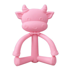 2025 Hot Wholesale Bpa Kostenlos Beruhigend Baby Zahnen Schmerzen Silikon Beißring Baby Spielzeug Beißring Baby Beiß ringe - Product Image 1