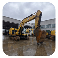 Excavatrice hydraulique sur chenilles d'occasion CAT 349 pour projets de drainage, 49,4 tonnes, CAT350, CAT352, CAT340, CAT349, machines d'occasion
