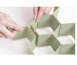 Organizadores de Cajones de Plástico con Diseño de Panal para Ropa Interior, Calcetines, Sujetadores y Corbatas - Product Image 6