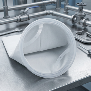 Bolsa de <span class=keywords><strong>Filtro</strong></span> de Líquido para Recubrimiento de Pintura de Material PP/PE, Color Blanco, Tamaño Personalizado, Filtros de Suministro de China, Precios Competitivos - Product Image 3