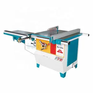 MJ300 Woodworking Machine Shaft angle circular saw without pusher tilting arbor rip saw sliding table saw