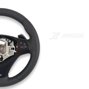 Volant de voiture chauffant en cuir pleine fleur pour <span class=keywords><strong>BMW</strong></span> Série E, compatible avec <span class=keywords><strong>BMW</strong></span> <span class=keywords><strong>M</strong></span> E92 M3 <span class=keywords><strong>X5</strong></span> <span class=keywords><strong>E53</strong></span> E63 X1 E84 E61 E60 M5 328i E90 E91 E83 E70 E71 E72 - Product Image 3