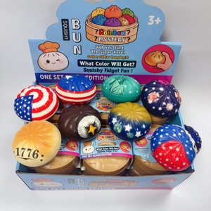 2026New Creative Bun Squishy Dumpling Mystery Box Realistic Food Squeeze Toy Anti Stress Reliever <b>Fidget</b> Toys As Student Gift - Product Image 6