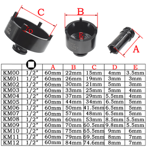 Thép ổ cắm Kit cho km rãnh <span class=keywords><strong>Nuts</strong></span> bóng khớp trục locknut trục chính loại bỏ cài đặt Khóa Hub ổ cắm - Product Image 3