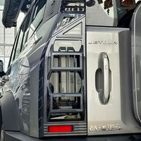 Cache-phare, cadre décoratif de phare, garnitures de feux arrière style Mecha, garnitures de feux arrière, cache-feux antibrouillard avant et arrière pour Jetour T2
