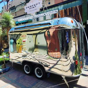 รถเข็นอาหารสแตนเลสแบบเคลื่อนที่ได้รถขายอาหารเคลื่อนที่ได้รถขายอาหารมีอุปกรณ์ครบครันผลิตจากสเตนเลส - Product Image 2