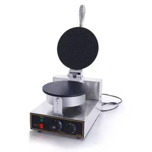 Double Bakers Snack Machines Commercial Electric Ice Cream Cone Gaufrier Machine Egg Roll Maker Machine - Product Image 3